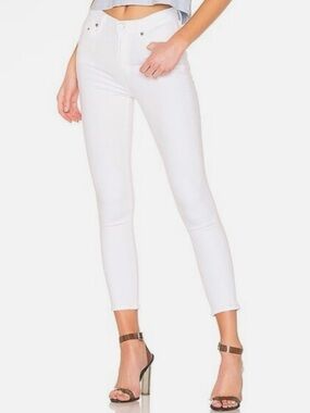 Citizens Of Humanity Rocket Crop High Rise Jeans | White